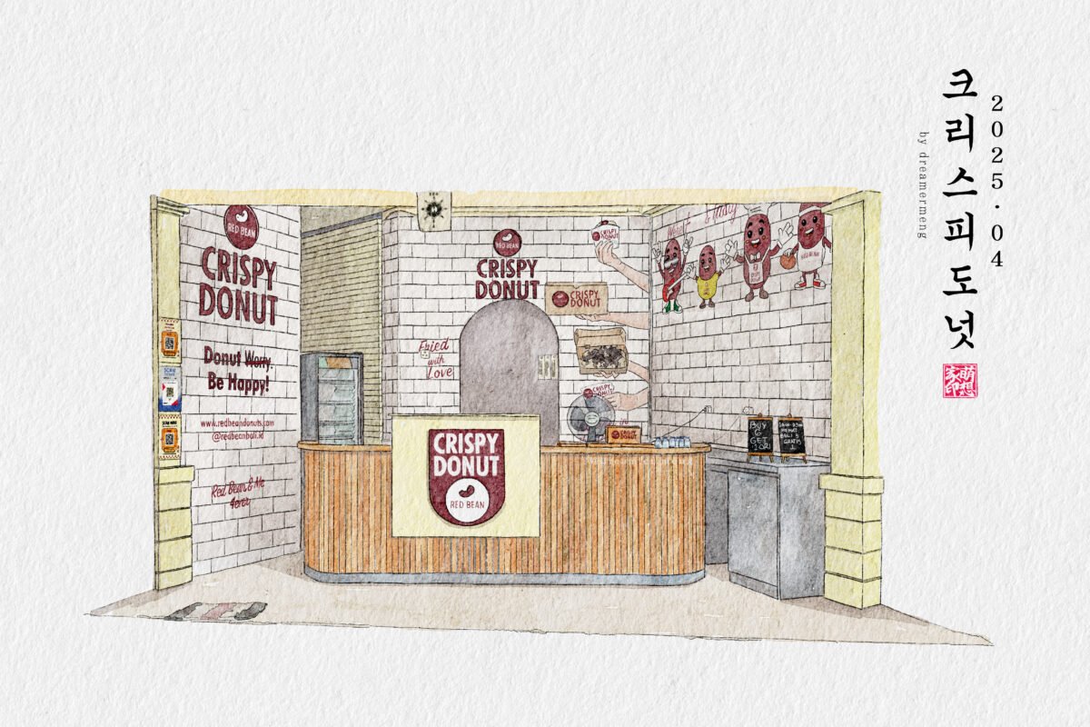 Red Bean Crispy Donut Denpasar